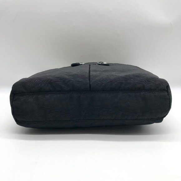 Kipling Black Noir Nylon Multipocket Angie Shoulder Bag - Picture 5 of 11